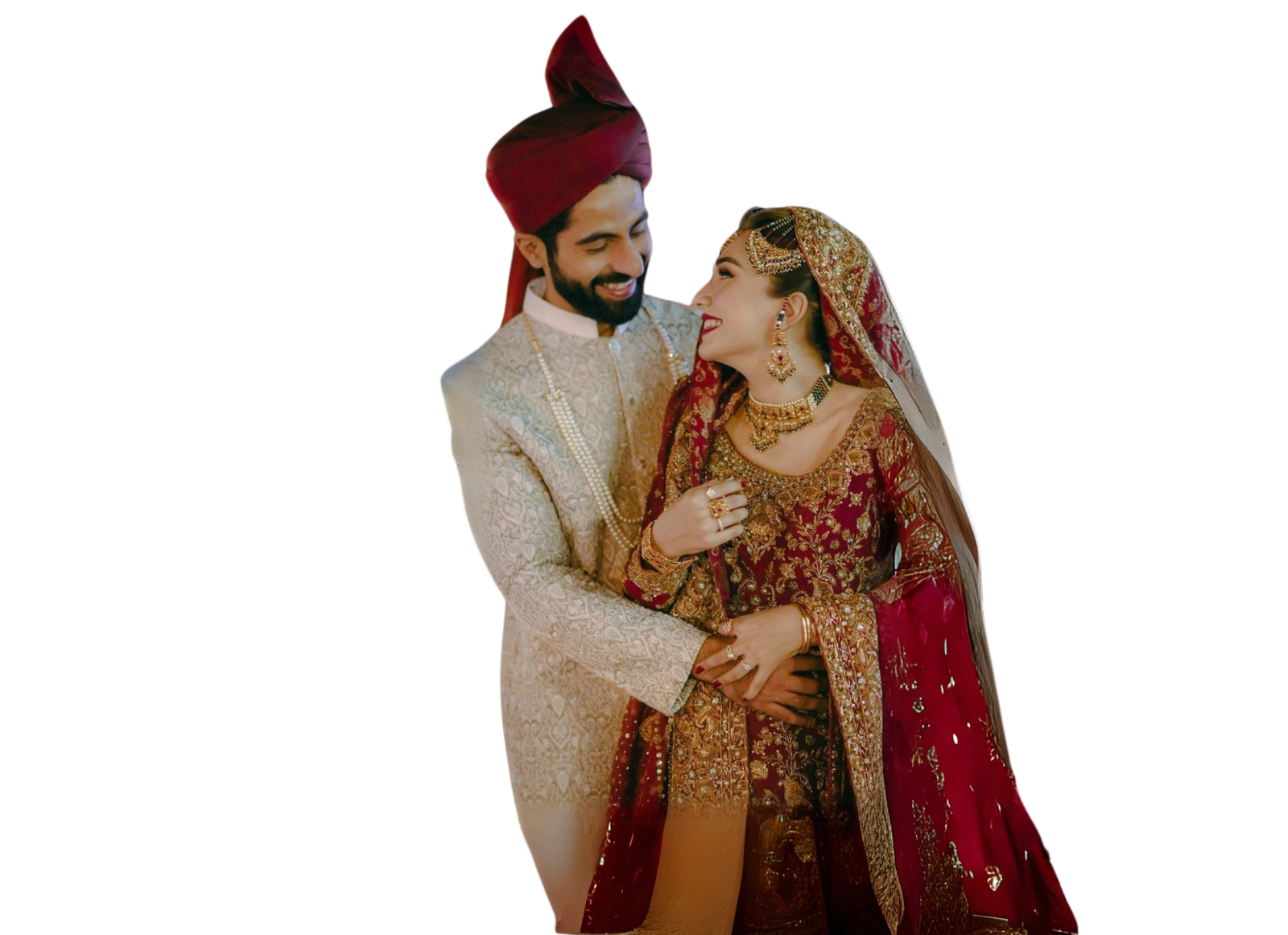 matrimonial services in edison Muslim bride and groom in traditional attire representing faith-based matrimonial services in Edison, NJ by Ismat Shaadi