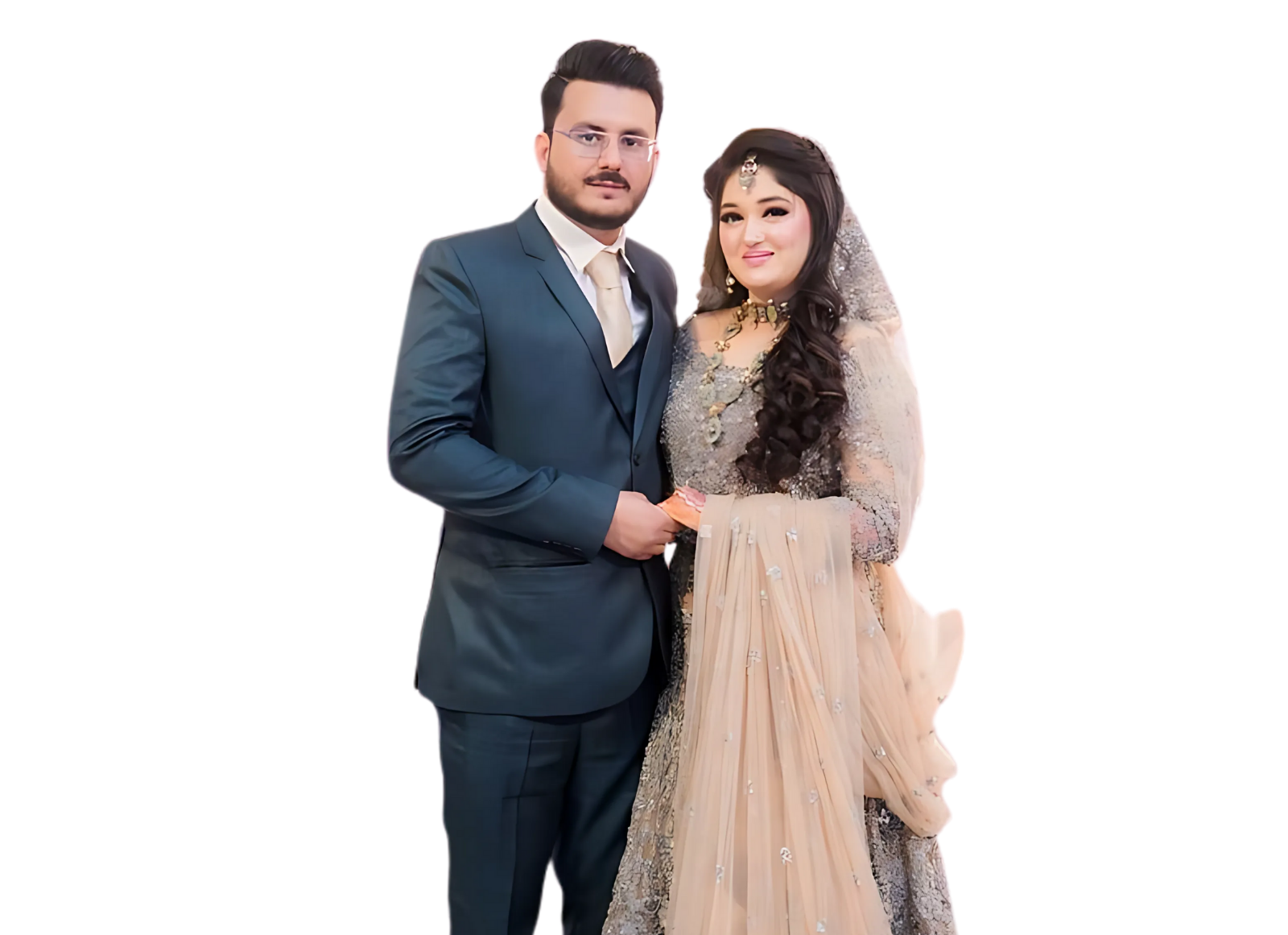 Elite Matchmaking in Manhattan Elegant Muslim couple for elite matchmaking in Manhattan by Ismat Shaadi Services, promoting faith-based marriage solutions